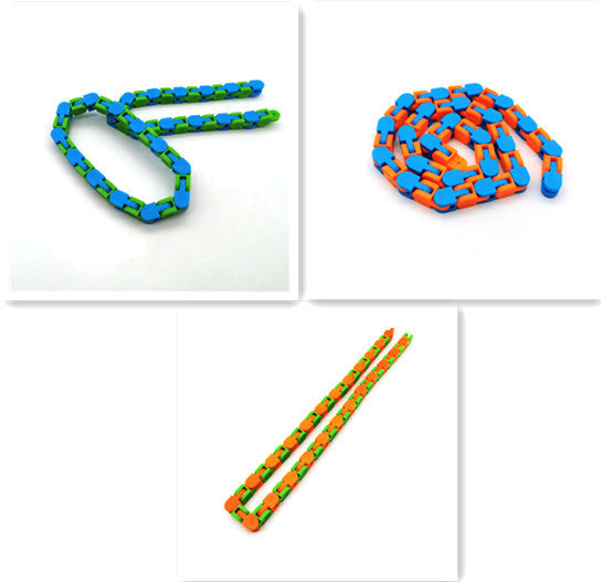 Chaîne Anti-Stress – Jouet Fidget Flexible et Discret