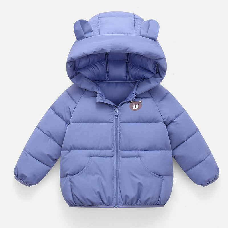 Doudoune légère enfant à capuche – printemps