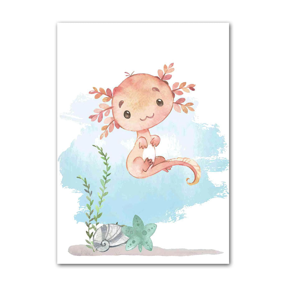 Poster axolotl
