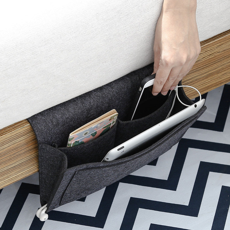 Poche de Rangement Suspendue pour Tête de Lit – Style Nordique
