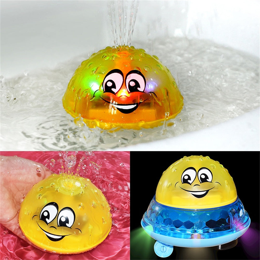 Boule de Bain Lumineuse – Fontaine à Eau Rotative
