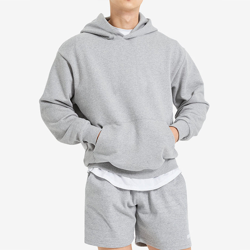Sweat à capuche homme – Coton éponge épais et coupe décontractée