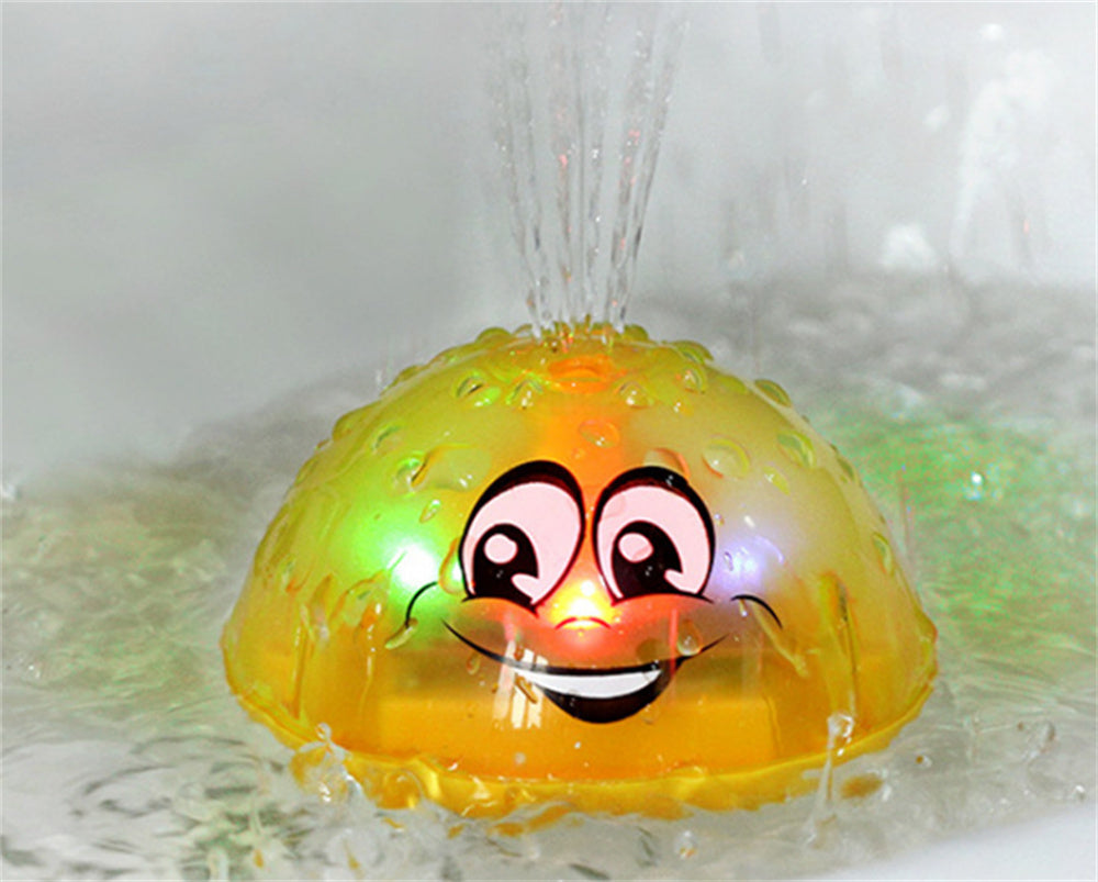 Boule de Bain Lumineuse – Fontaine à Eau Rotative