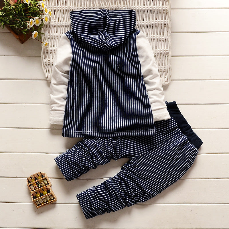 Ensemble 3 pièces garçon – Style coréen, chaud et confortable