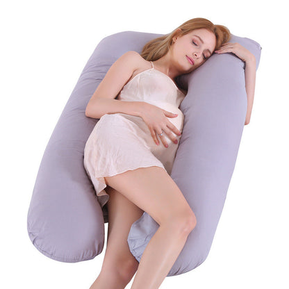 Oreiller de Grossesse en Forme de U – Version Été en Soie Glacée