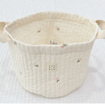 Sac de Rangement Bébé en Coton – Vêtements, Jouets, Couches
