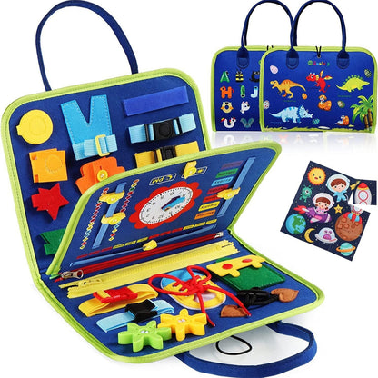 Tableau d’Apprentissage en Feutrine – Jouet Éducatif Enfant