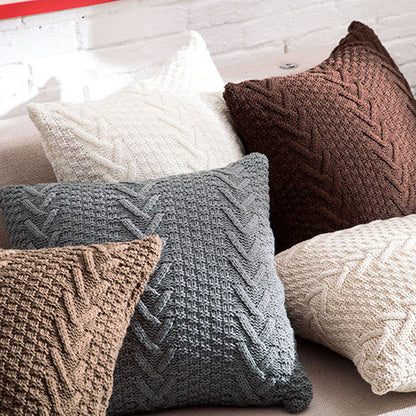 Housse Coussin Tricotée Épaisse – Style Cocooning 45x45cm