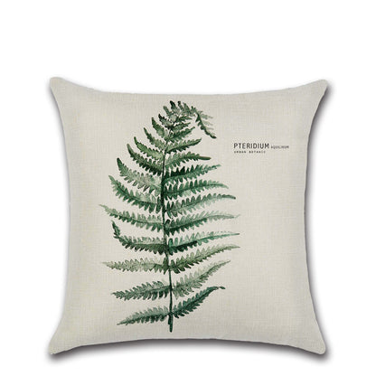 Coussin Feuille en Lin – Élégance Naturelle & Déco Moderne