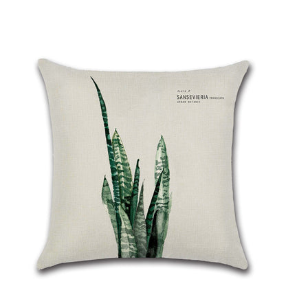 Coussin Feuille en Lin – Élégance Naturelle & Déco Moderne