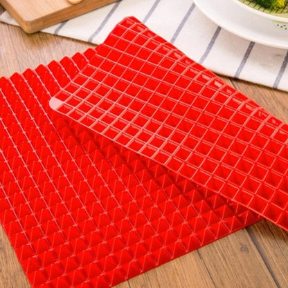 Tapis de Cuisson Pyramidal en Silicone – Antiadhésif & Résistant à la Chaleur