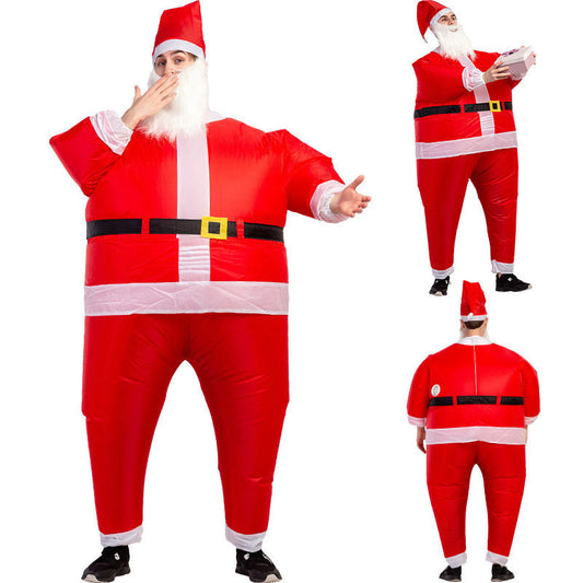Costume Gonflable de Noël – Père Noël Adulte avec Ventilateur USB