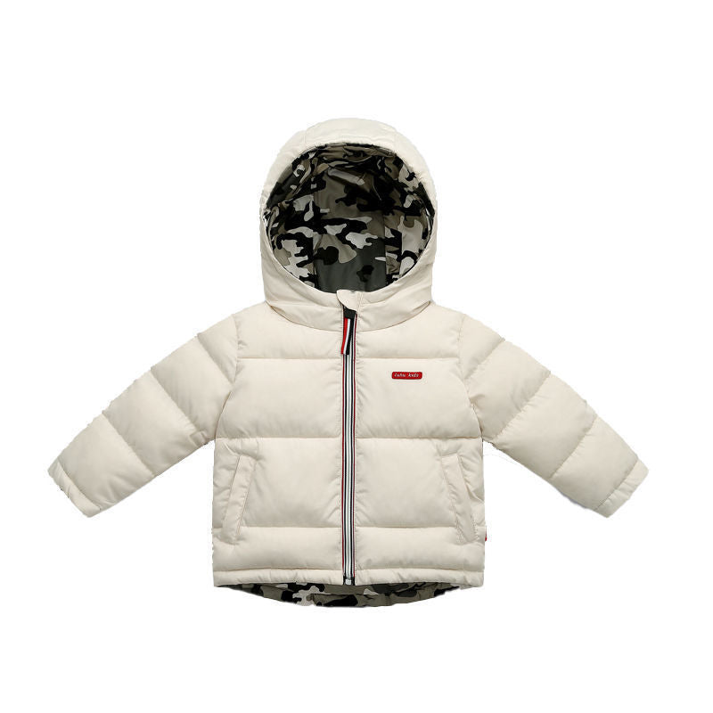 Veste hiver enfant réversible – coton doublé