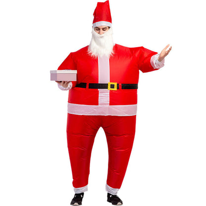 Costume Gonflable de Noël – Père Noël Adulte avec Ventilateur USB