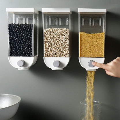 Distributeur Mural de Céréales – Rangement Hermétique et Pratique