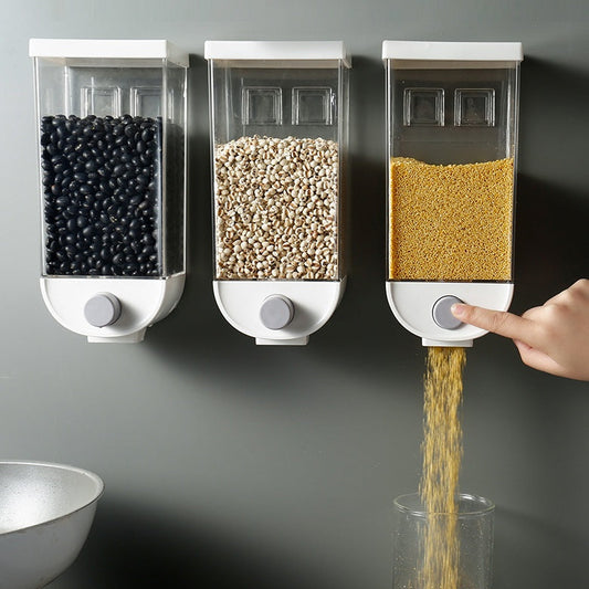 Distributeur Mural de Céréales – Rangement Hermétique et Pratique