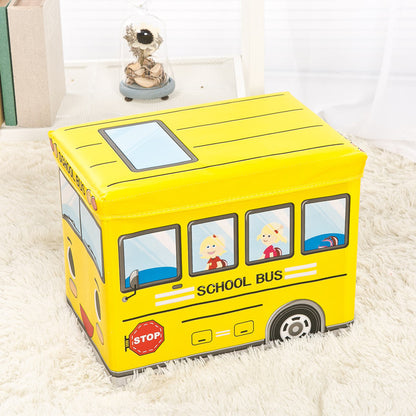 Boîte de Rangement Pliable Cartoon – 35L, Tissu Non-tissé