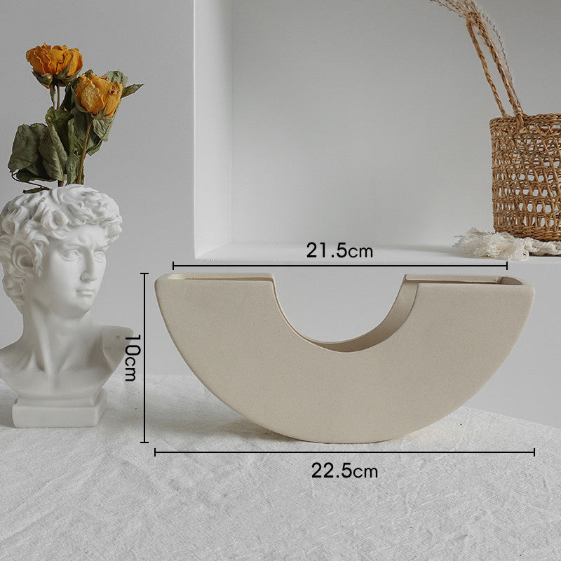 Vase Déco en Céramique – Style Scandinave Mat