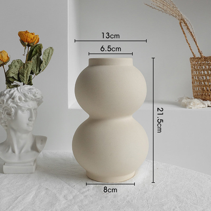 Vase Déco en Céramique – Style Scandinave Mat