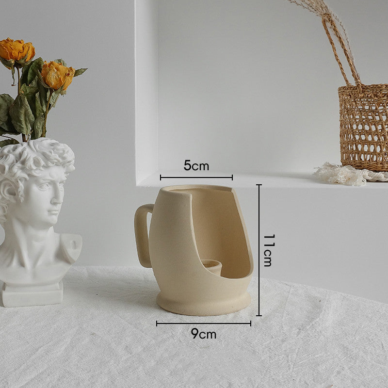 Vase Déco en Céramique – Style Scandinave Mat