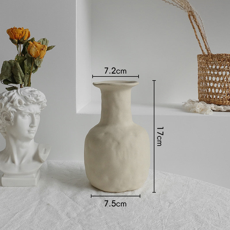 Vase Déco en Céramique – Style Scandinave Mat