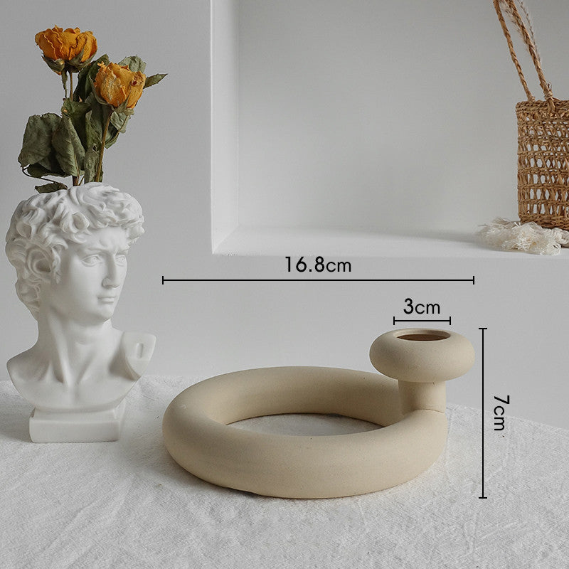 Vase Déco en Céramique – Style Scandinave Mat