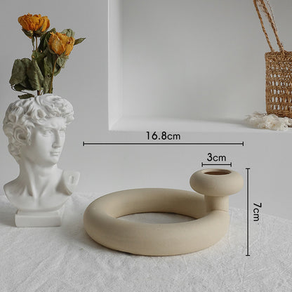 Vase Déco en Céramique – Style Scandinave Mat