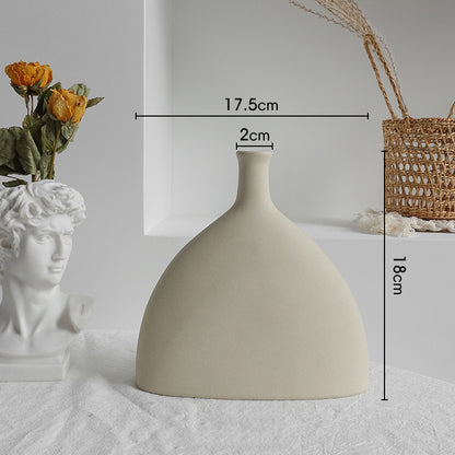 Vase Déco en Céramique – Style Scandinave Mat