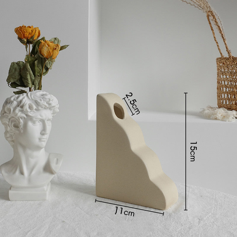 Vase Déco en Céramique – Style Scandinave Mat