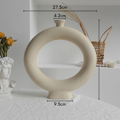 Vase Déco en Céramique – Style Scandinave Mat