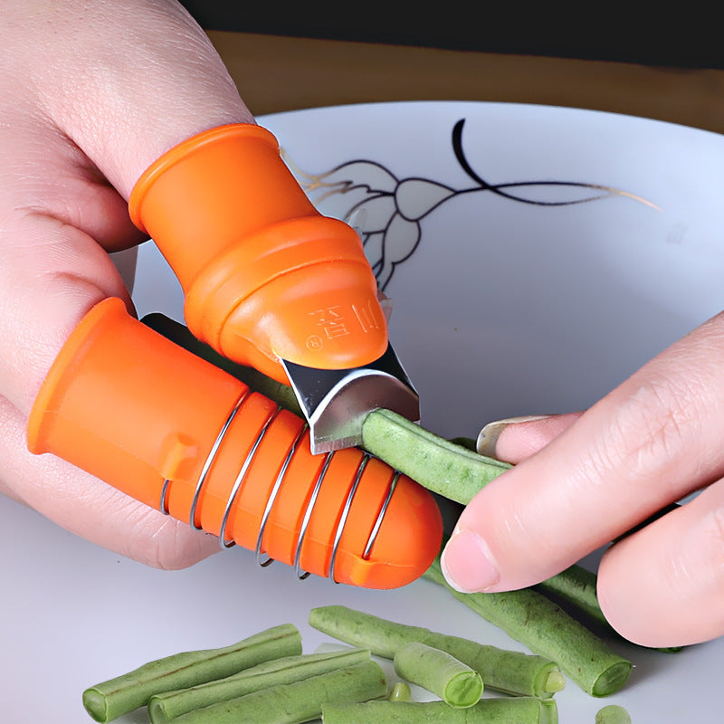 Couteau de Récolte à Doigt – Kit de Jardinage avec Protège-Doigts