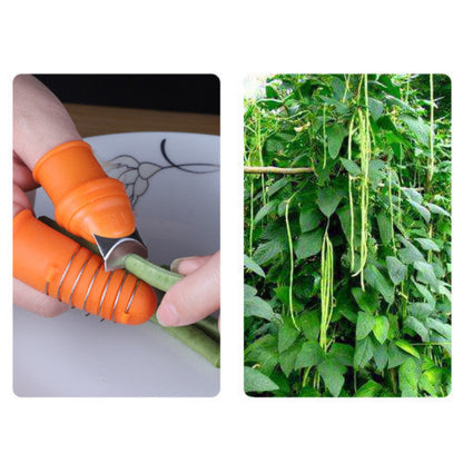 Couteau de Récolte à Doigt – Kit de Jardinage avec Protège-Doigts