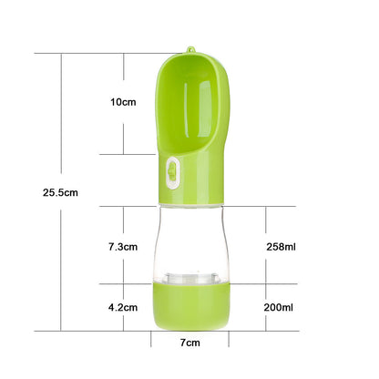 Gourde d’eau portable pour chien – Distributeur de voyage