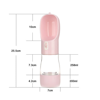 Gourde d’eau portable pour chien – Distributeur de voyage