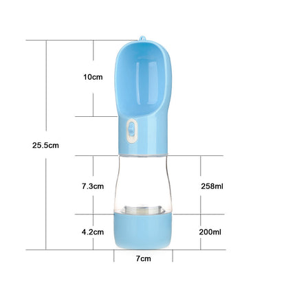 Gourde d’eau portable pour chien – Distributeur de voyage