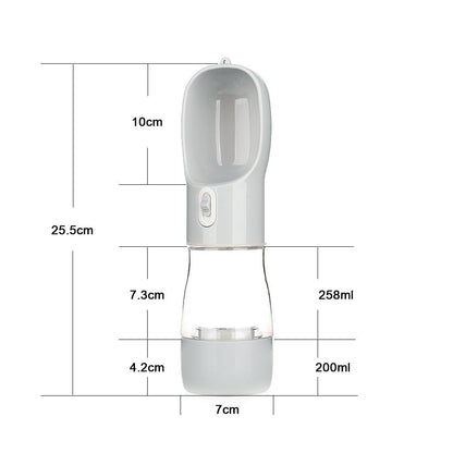Gourde d’eau portable pour chien – Distributeur de voyage