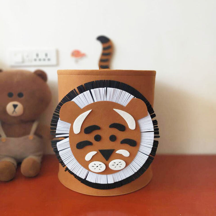 Panier de Rangement Cartoon en Feutrine – Pliable et Multifonction