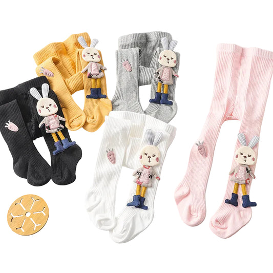 Les collants en coton tricoté
