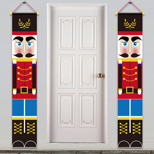 La décoration murale de Noël en tissu