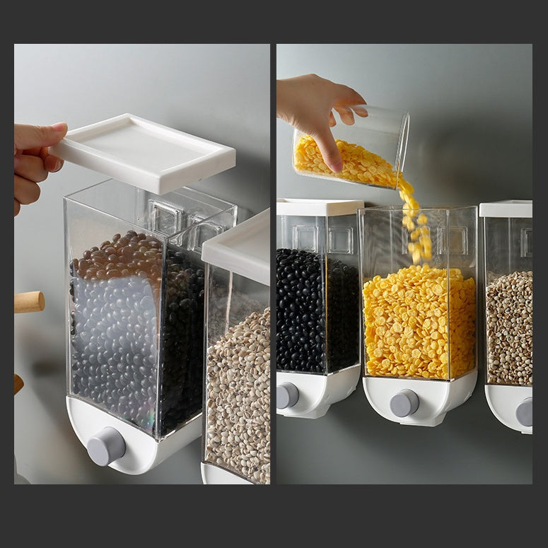Distributeur Mural de Céréales – Rangement Hermétique et Pratique