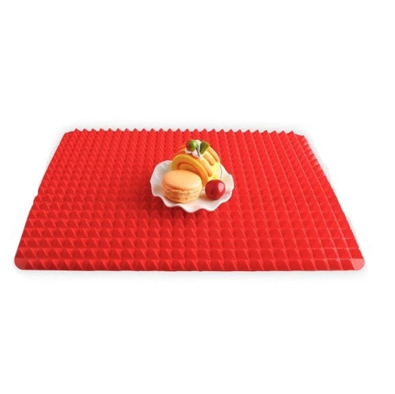 Tapis de Cuisson Pyramidal en Silicone – Antiadhésif & Résistant à la Chaleur