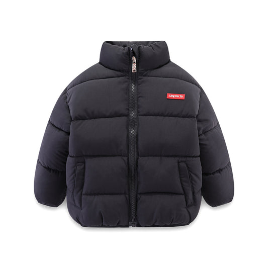 La veste en coton à col montant