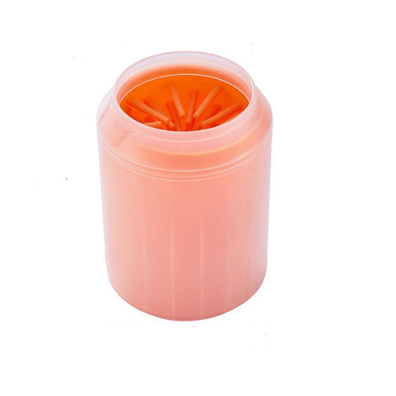Gobelet nettoyeur de pattes pour animaux – brosse douce intégrée