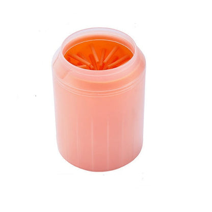 Gobelet nettoyeur de pattes pour animaux – brosse douce intégrée