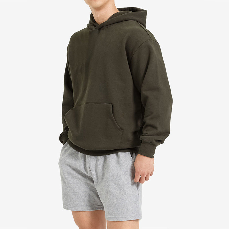 Sweat à capuche homme – Coton éponge épais et coupe décontractée