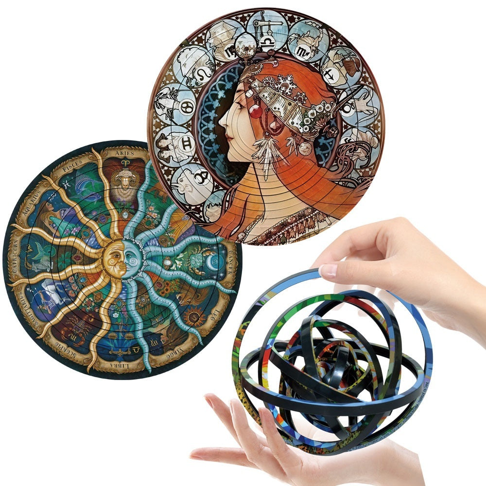 Puzzle 3D Rotatif – Jeu Éducatif Anti-Stress
