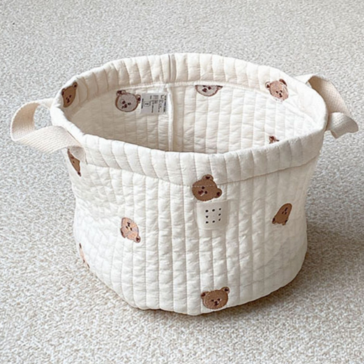 Sac de Rangement Bébé en Coton – Vêtements, Jouets, Couches