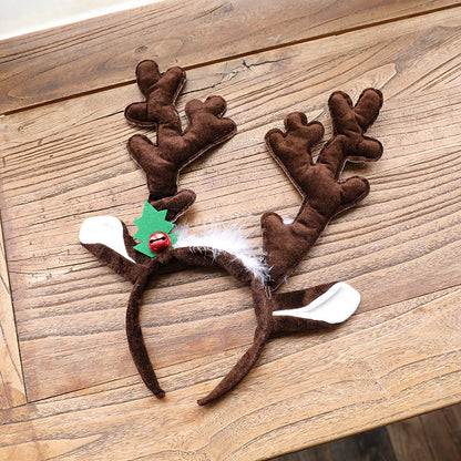 Serre-tête Bois de Renne – Accessoire de Noël Festif