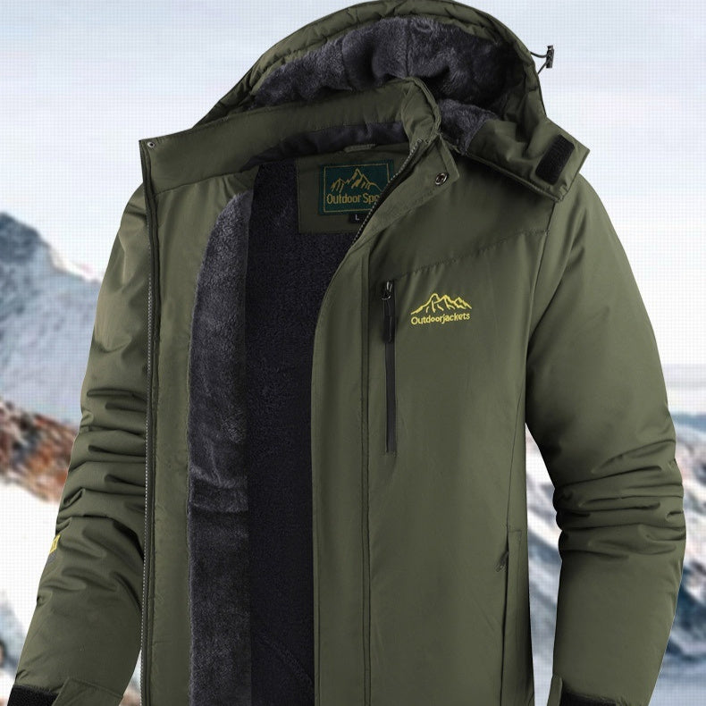 Veste Hiver Homme Imperméable Doublée Polaire