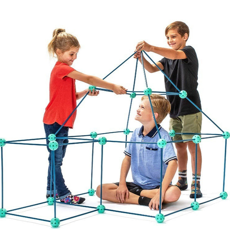 Kit Construction Créatif avec Tente – Jouet Éducatif Enfant 5+